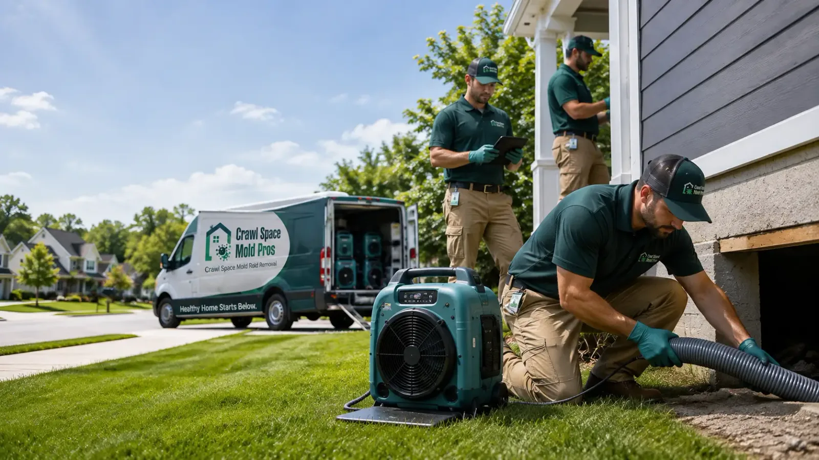 Crawl Space Mold Removal in Withams, VA